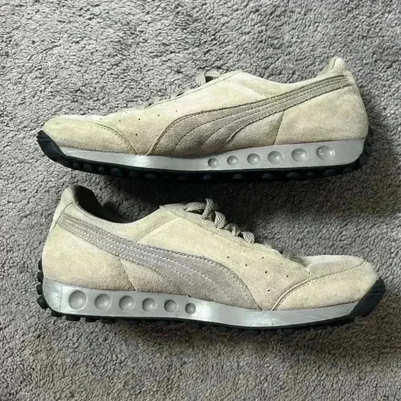 Puma tan/beige womens athletic running‎ workout sneakers size 9.5 - Picture 8 of 11